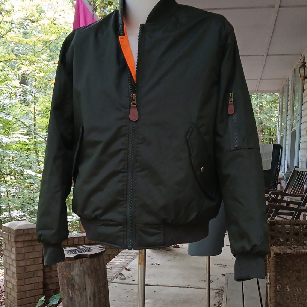 SPIRE By Galaxy,  Dark Green Bomber Jacket. Men's‎ Sz.M